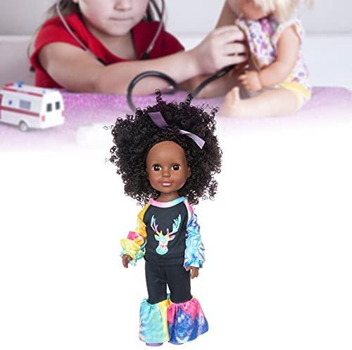 fasj doll toy  african doll vinyl baby doll lifelike baby do