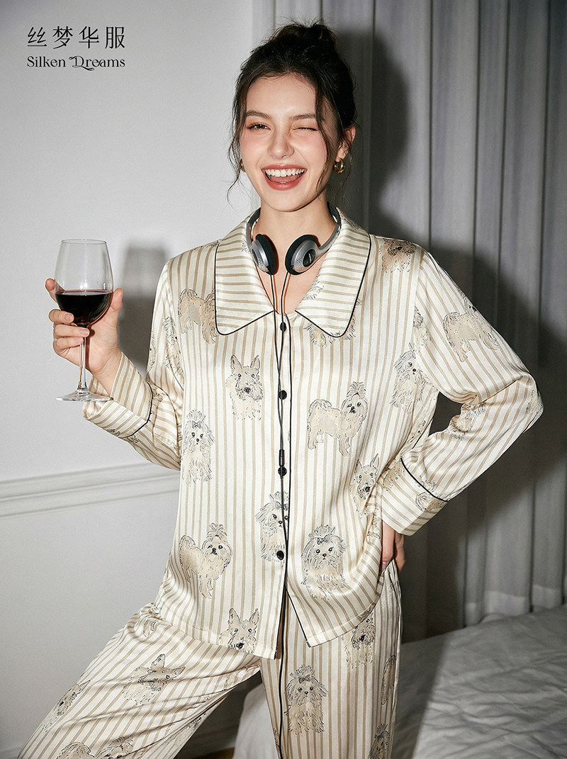 【查特灰调｜马德里】春秋可爱时尚潮流可外穿睡衣家居服套装5