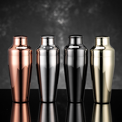 法式两段式摇酒壶双节调酒器