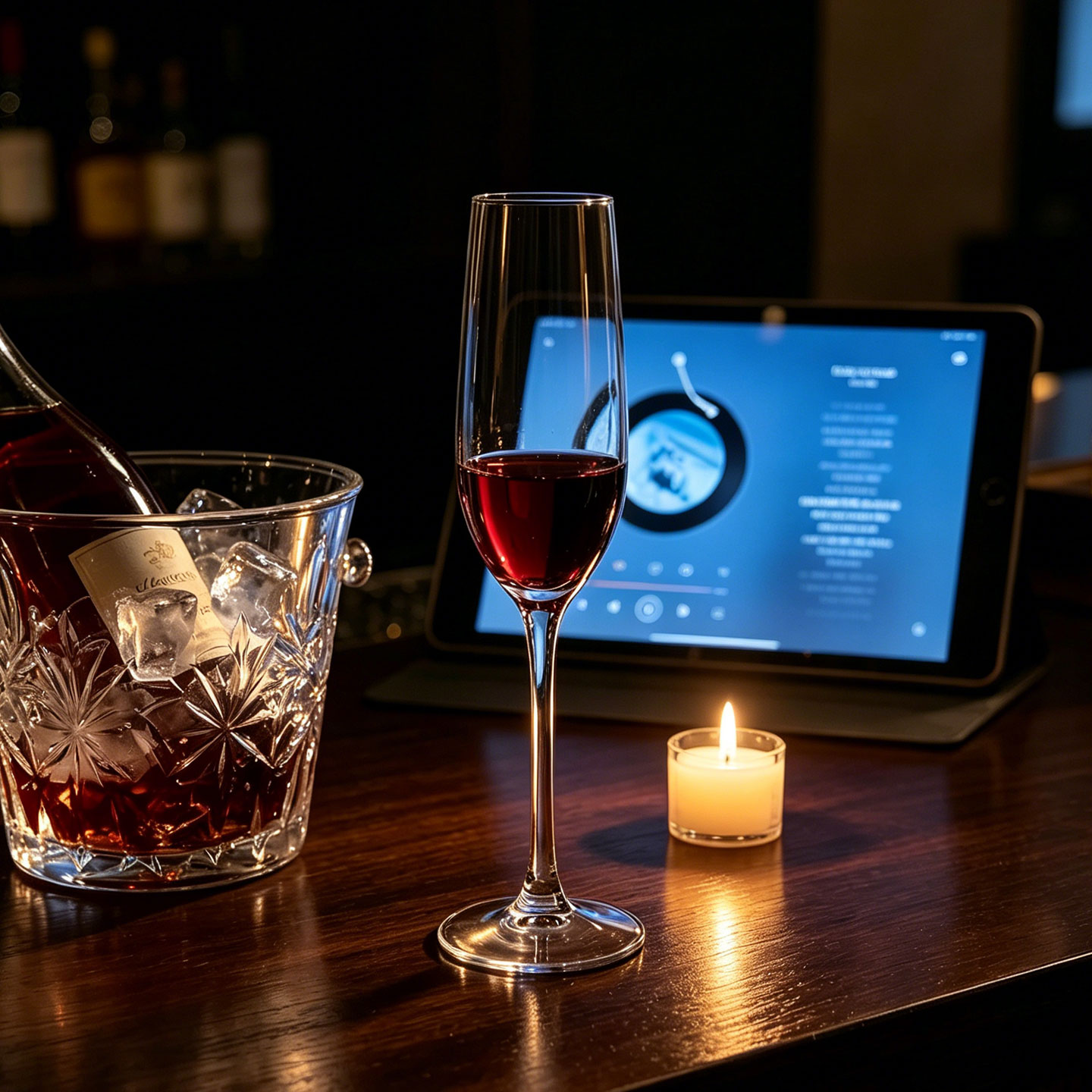 轻奢无铅玻璃高透直筒红酒杯