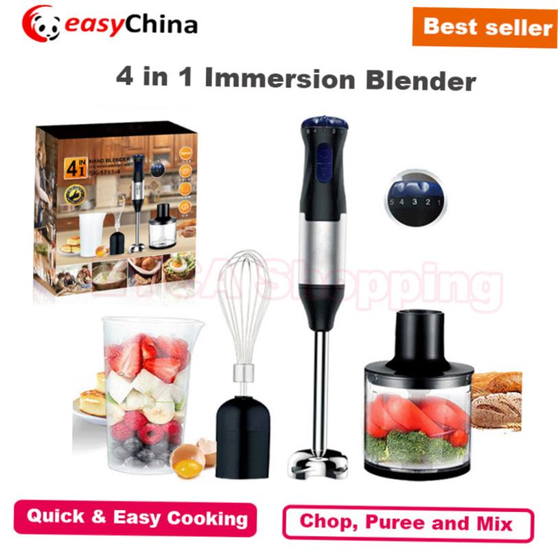 Immersion Blender Handheld 1000W 4-in-1 Multi-Purpose Hand