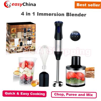 Immersion Blender Handheld 1000W 4-in-1 Multi-Purpose Hand