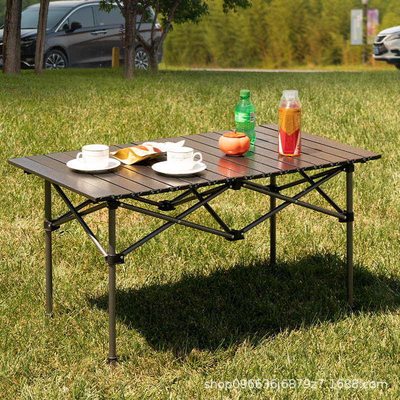 aluminium alloy camping table Portable foldable and chairs