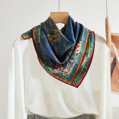 桑蚕丝丝巾韩版洋气时尚真丝围巾