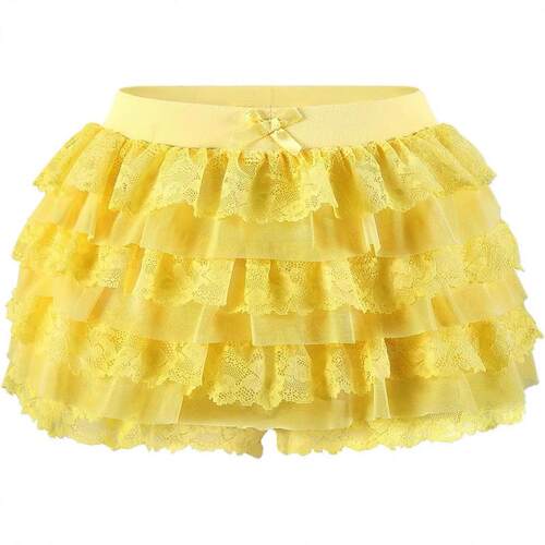 Anti penetration multi-layer cake stacking short skirt,