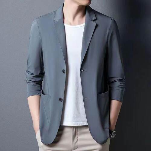 Thin men's small suit men's style single west sunscreen