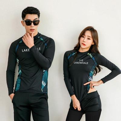 Couple diving suit, split jellyfish suit, snorkeling suit,