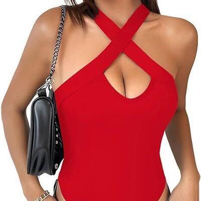 Bottom jumpsuit for women, long sleeved shapewear, open