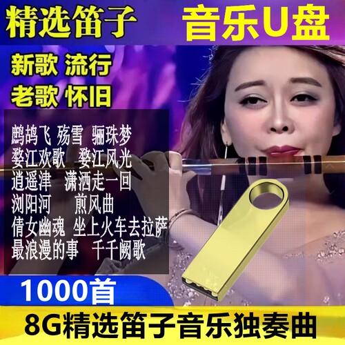 笛子纯音乐优盘传统民族乐器