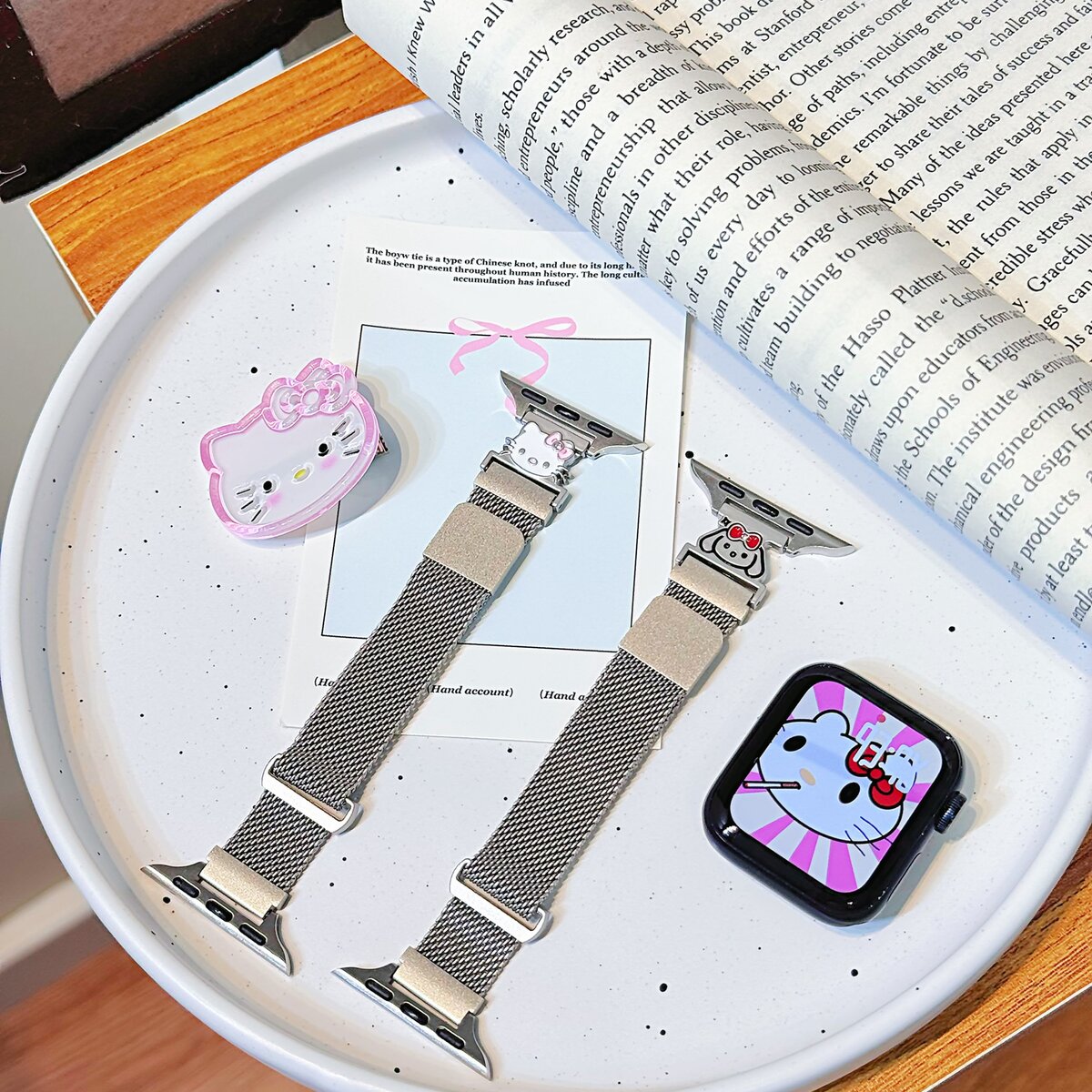 双色kt米兰适用于applewatch 表带iwatch s10表带时尚爆款s9手表