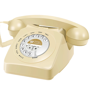 欧式复古电话机座机家用仿古电话机时尚创意老式电话装饰摆件道具