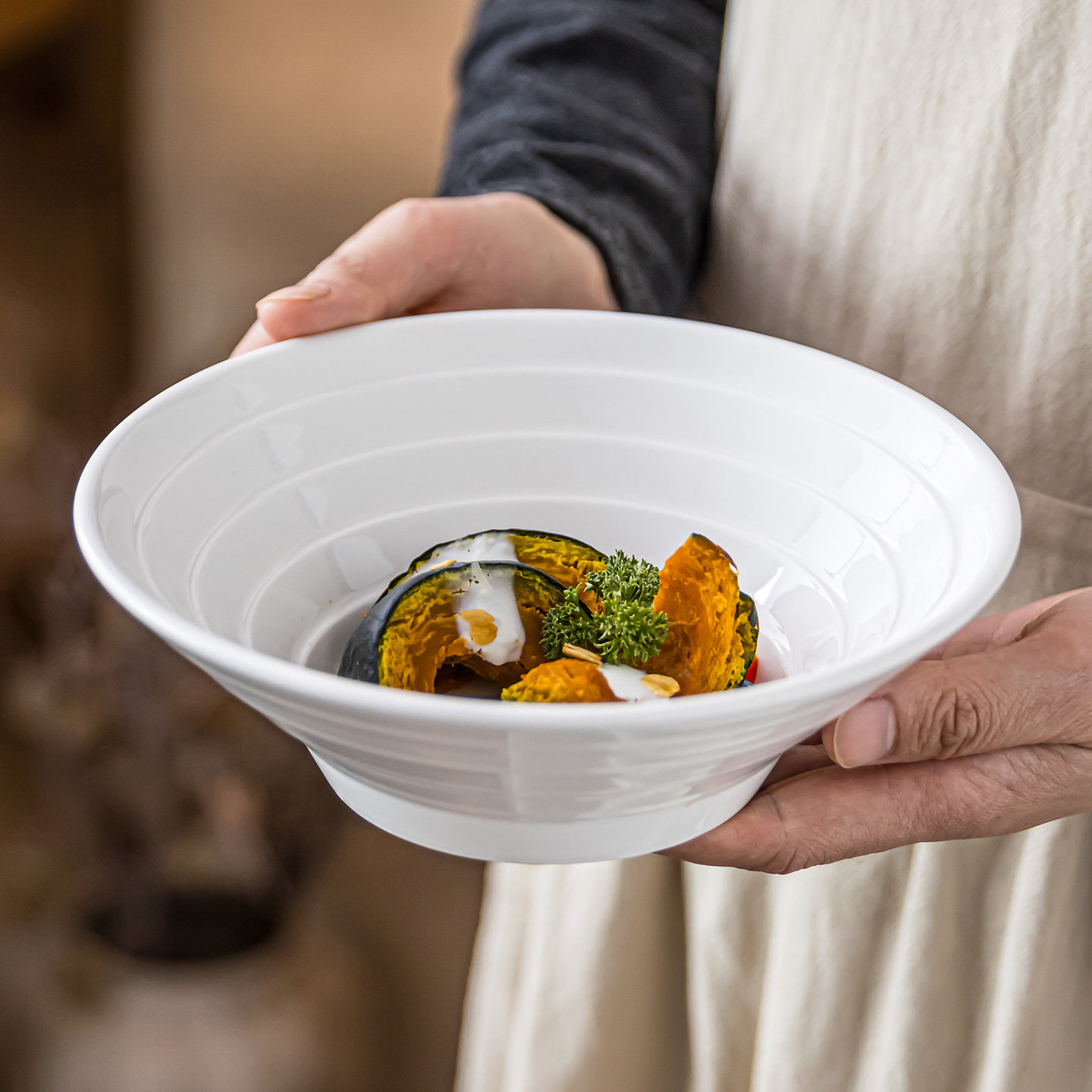 斗笠碗陶瓷饭碗漂亮餐具高级感小众微波炉专用碗家用碗沙拉碗蒸碗,餐饮具,碗,淘宝优惠券,粉丝福利购,淘宝优惠卷