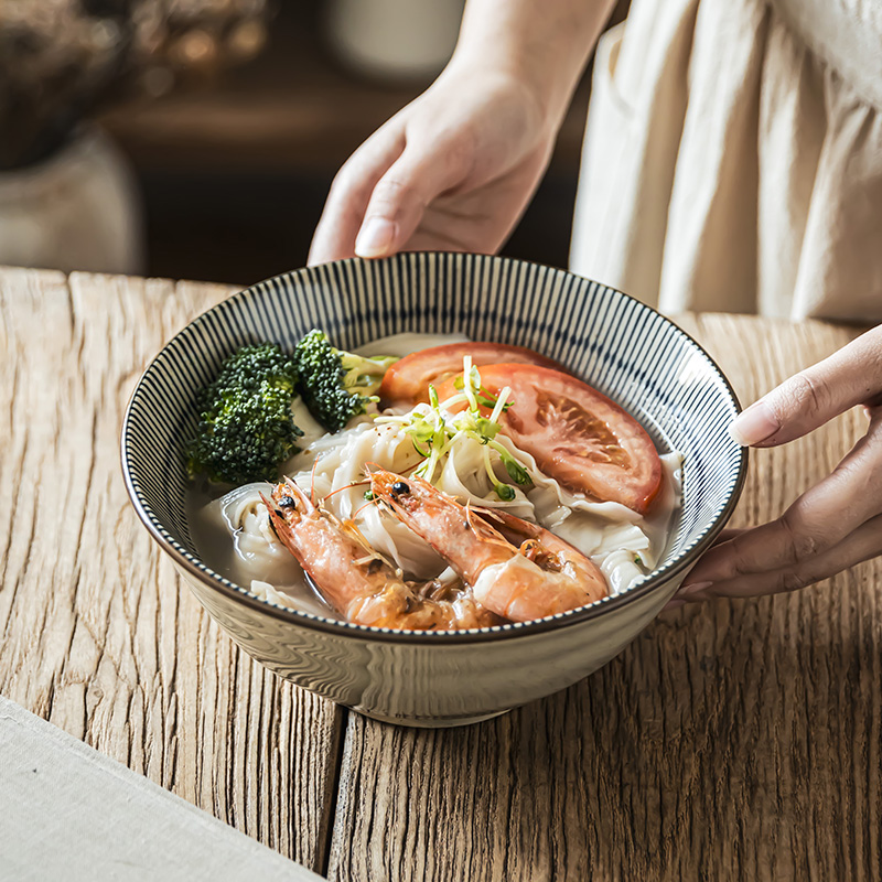 餐具陶瓷面碗日式拉面碗家用菜碗