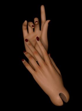 谜凰人形手型MH66003 双陆手型 三分BJD树脂配件身体部件