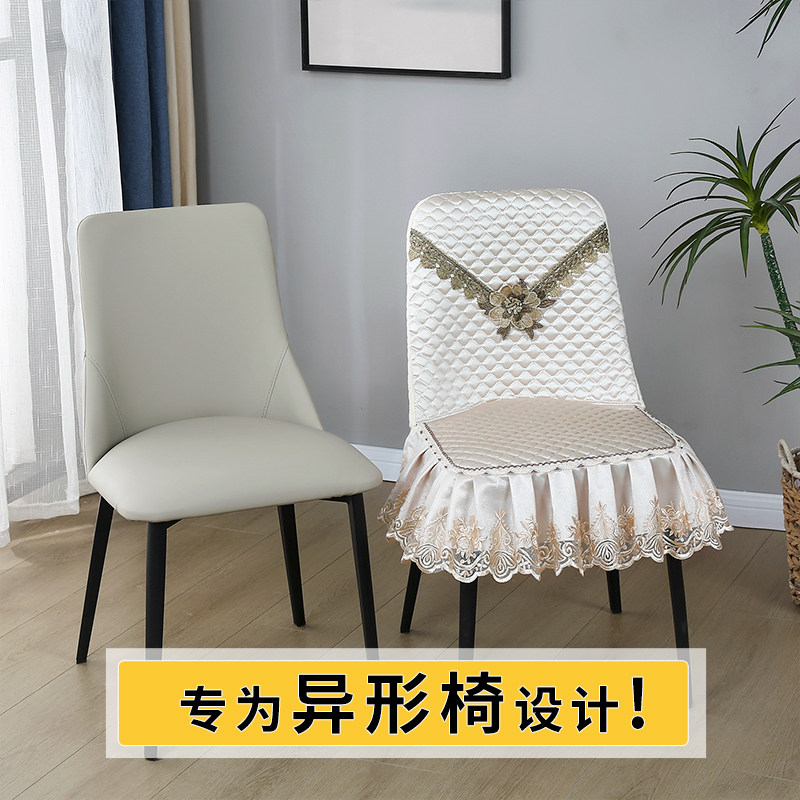 餐椅套罩新款家用简约座椅套弧形靠背一体防猫抓椅子套罩保护套A9图片