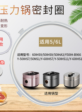 热恋鸟适用于九阳电压力锅Y-60S32(Y-60S32-A)/Y-60C33防溢密封圈