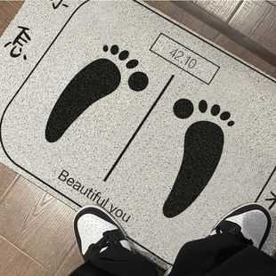 饰卧室地毯定制脚垫丝圈 免洗床边门垫防滑宿舍垫子防水进门地垫装