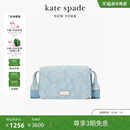旦礼物 kate spade Liv 元 印花丹宁小号斜挎包 3期免息