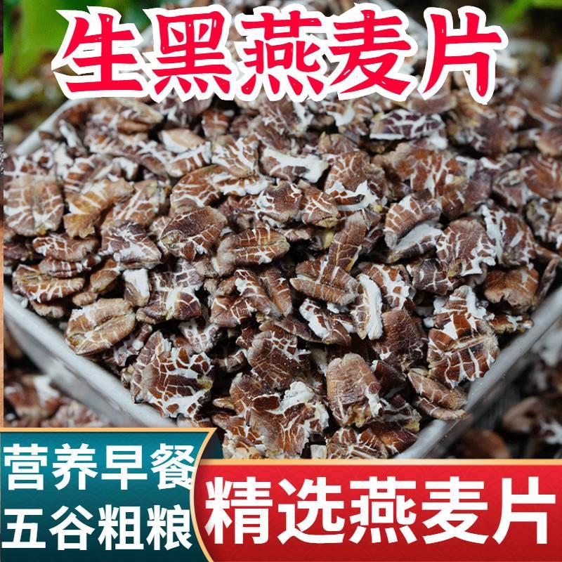 无添加生藏血五谷黑燕麦片血麦片纯麦片原味快熟早餐粥非黑麦片