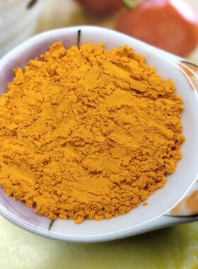 耐高温1250℃桔黄色50g 彩石堂合成矿物颜料 橘黄色橙色 绘画新岩