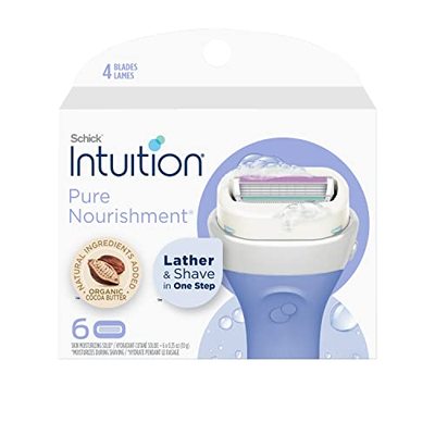 Schick Intuition 替换装 女士纯滋养剃须刀 | 直觉剃须刀刀片替