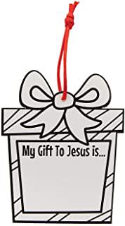 cyo my gift to jesus ornament ck - craft kits - 12 piecesc