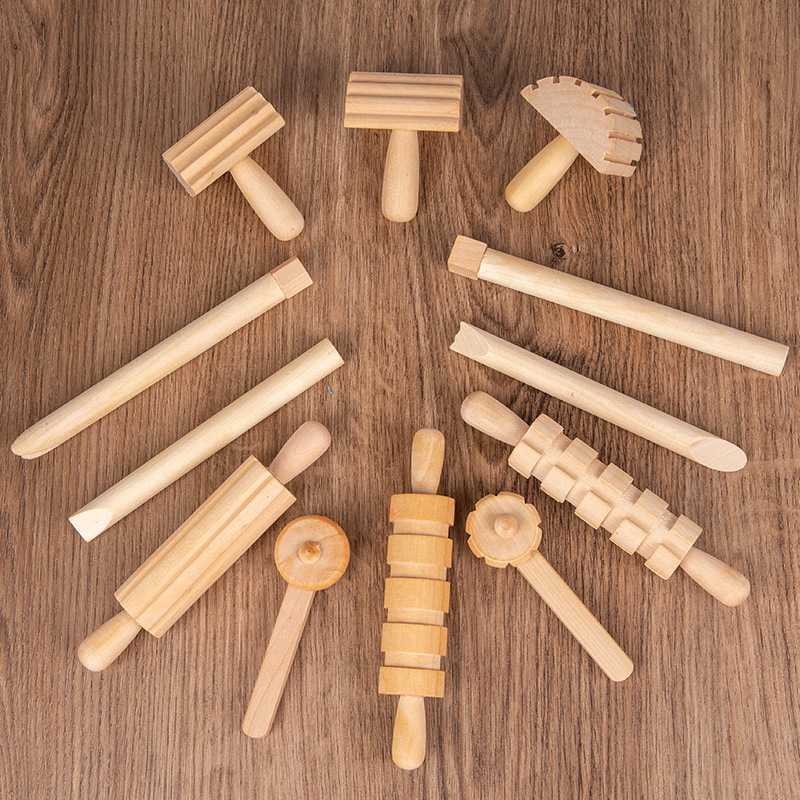 儿童过家家擀面杖12件套DIY手工