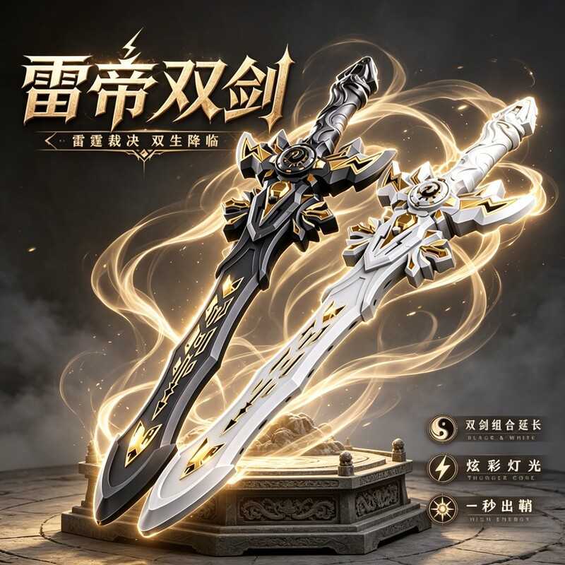 极光剑帝皇双刃圣剑雷帝二合一