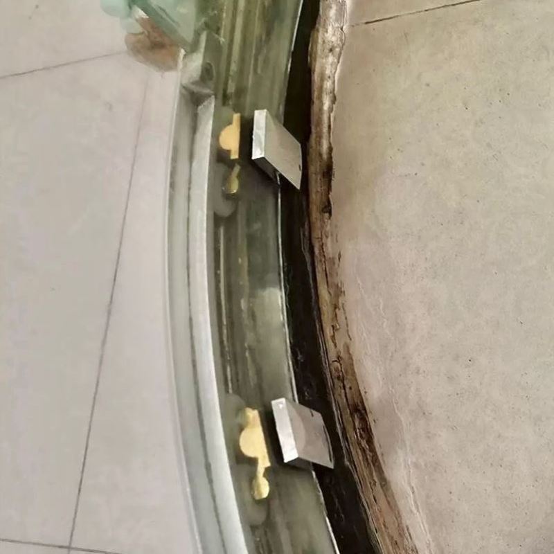 圆弧形滚轮老式推拉门全套玻璃门五金轨道配件淋浴房移门滑轮浴室