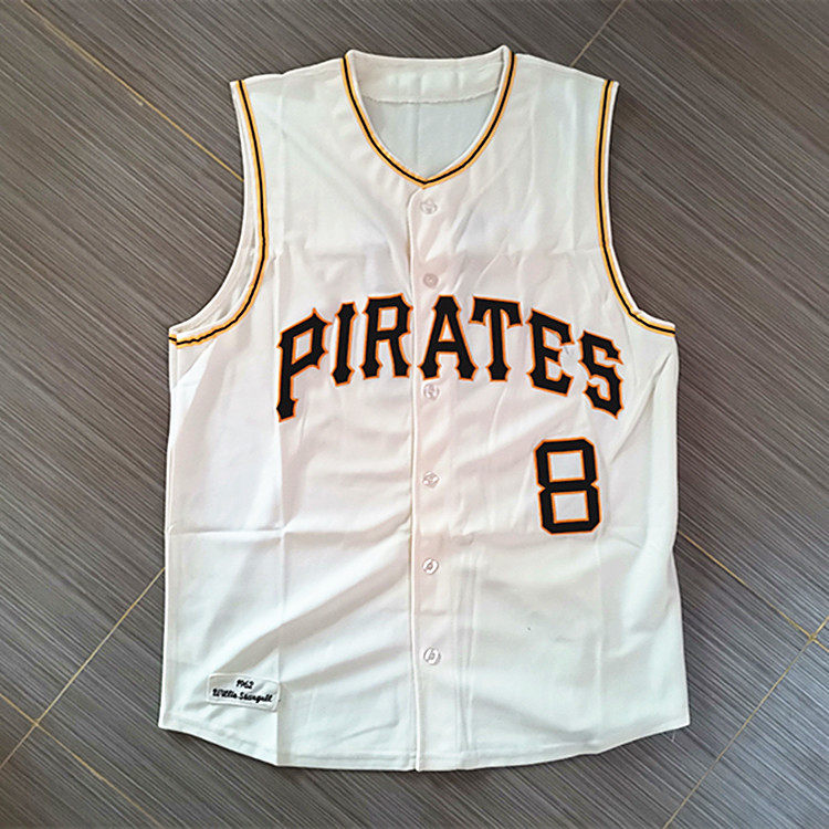 한국 스타일 BF 하라주쿠 스타일 민소매 루즈 야구 유니폼 힙합 스트리트 댄스 힙합 티셔츠 카디건 남성 및 여성 조끼 저지