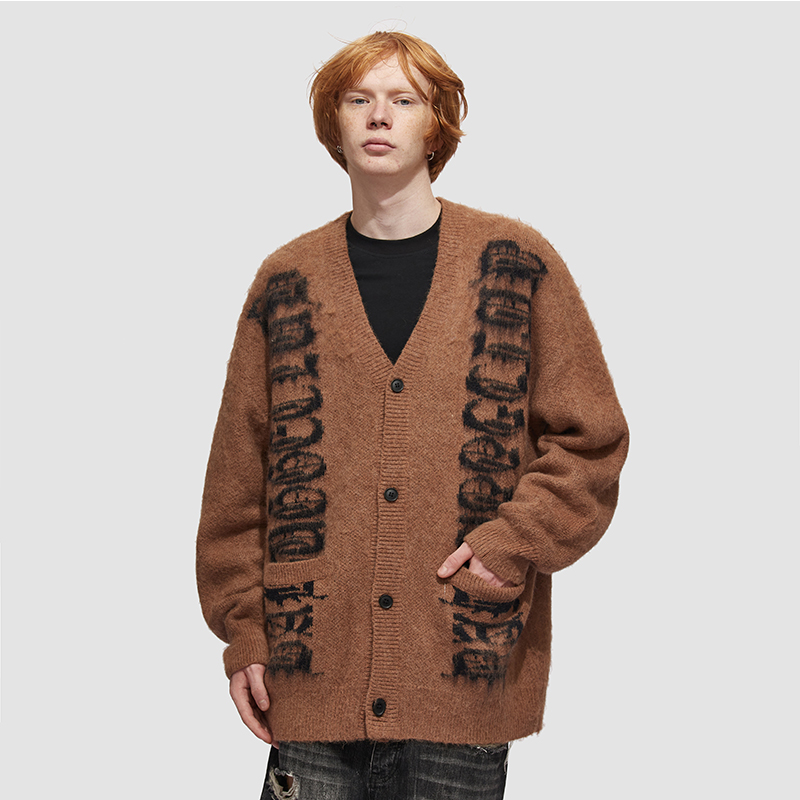 V领美式街头宽松休闲百搭复古