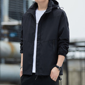 外套户外夹克男 可拆卸连帽夹克男青年休闲秋装 聚划算 2024秋季