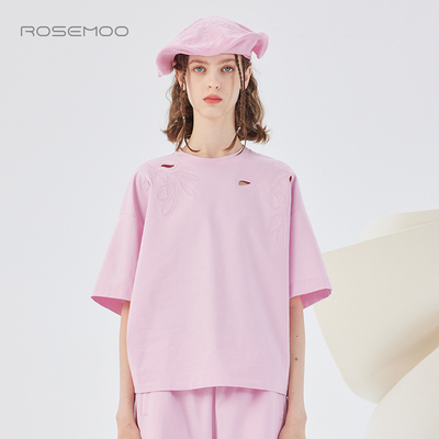 ROSEMOO/容子木25秋【商场同款】微弹针织滑爽挺括上衣RSS3TP106A