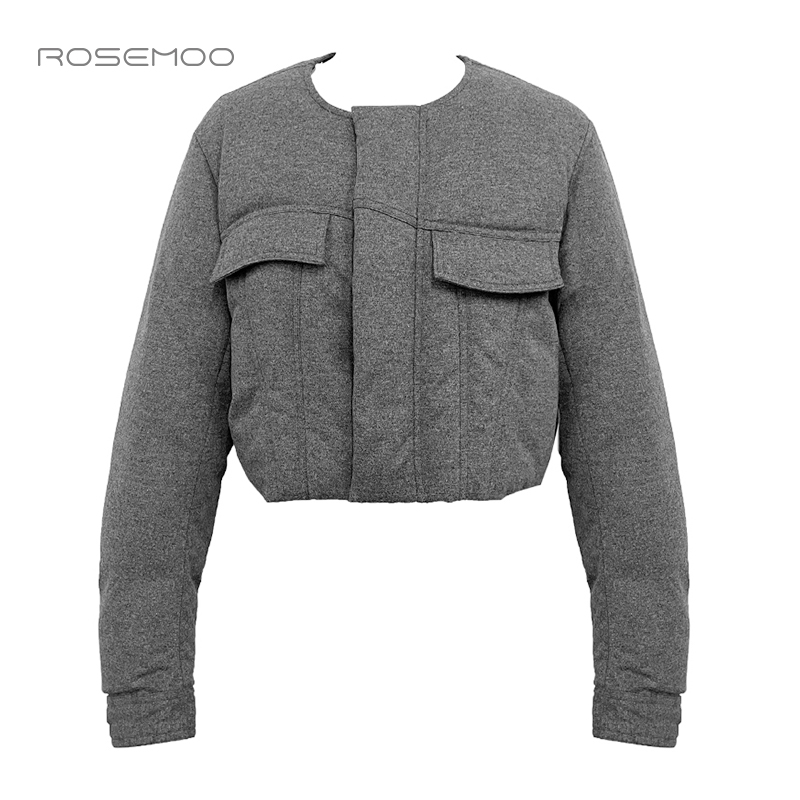 容子木ROSEMOO25冬商场同款含绵羊毛棉感短款羽绒服RSS4YW413D