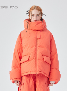 容子木ROSEMOO25冬【商场同款】微肌理挺阔短款羽绒服RSS4YP402D