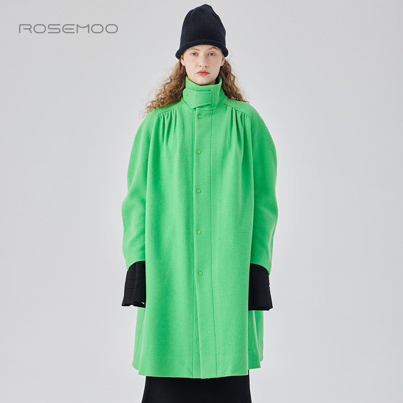 容子木ROSEMOO24年冬季新款绵羊毛针织呢大衣RCL4WW262B,女装/女士精品,毛呢外套,淘宝优惠券,粉丝福利购,淘宝优惠卷