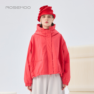 薄外套RWM1OP101A 轻量感拉链长袖 容子木ROSEMOO26春 商场同款