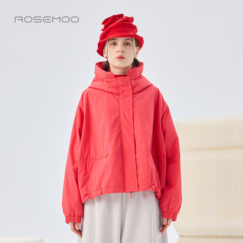 容子木ROSEMOO26春【商场同款】轻量感拉链长袖薄外套RWM1OP101A