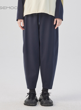 容子木ROSEMOO25春商场同款轻薄针织略宽松运动长裤RSS1KC411D