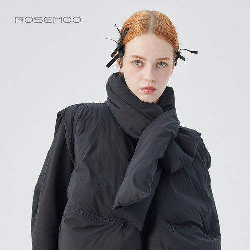容子木ROSEMOO25冬【商场同款】微皱哑光亲肤保暖围巾RSS4RP230B