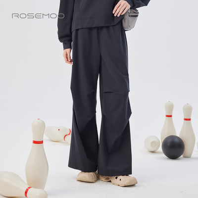 容子木ROSEMOO25秋商场同款柔软高弹针织面料伞兵裤RSS3KP268B