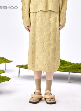 容子木ROSEMOO【商场同款】舒适肌理半裙RMT1QP225B