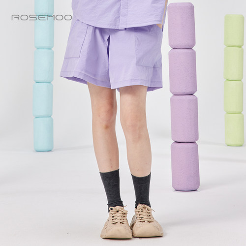 容子木ROSEMOO25夏【商场同款】干爽挺阔大口袋短裤RSS2IP409D