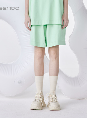 容子木ROSEMOO24年春新款棉感大口袋短裤RCL1IC422D