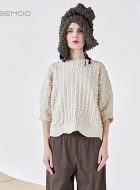 容子木ROSEMOO24年春新款轻量感高弹套头衫RCL1TP330C