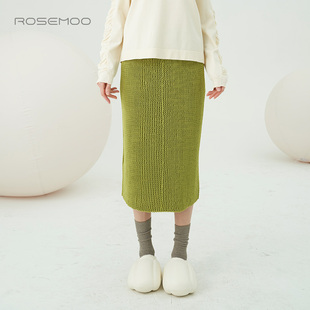 容子木ROSEMOO 挺阔舒适亲肤半裙RMT3QP327C 商场同款