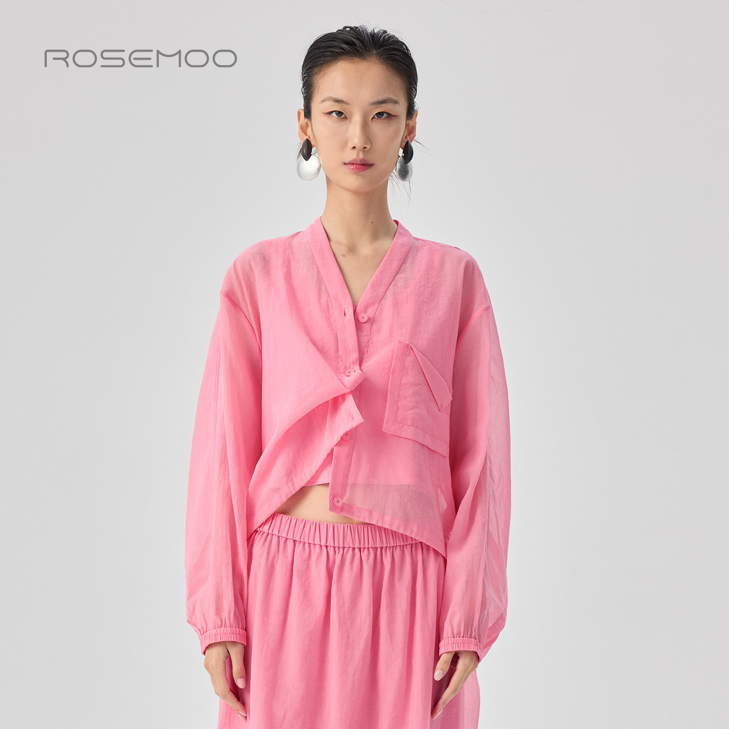 容子木ROSEMOO26夏【商场同款】舒适清透前口袋外套RWM2WC109A