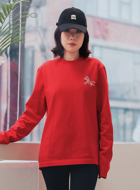 ROSEMOO/容子木26春新商场同款【新年款】小马图案长袖RWM1TC672A