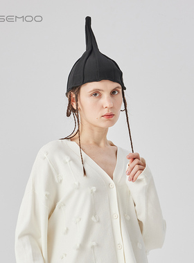 容子木ROSEMOO24年秋季新款亲肤尖尖帽RCL3HP133A