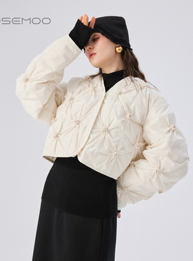 容子木ROSEMOO25秋【商场同款】光泽感暗扣设计羽绒服RSS3YP407D